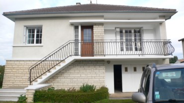 MAISON F5 DE 110 m² SUR SOUS-SOL SUR JARDIN DE 1350 m² CHATELLERAULT Réf 2274